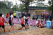 Deutsch: Beachhandball bei den Olympischen Jugendspielen 2018; Tag 6, 12. Oktober 2018; Jungen, Platzierungssspiel Ränge 9-10 – Chinese Taipei (Taiwan)-Uruguay 2:1 English: Beach handball at the 2018 Summer Youth Olympics at 12 October 2018 – Boy's Placement Match 9-10 – Chinese Taipei (Taiwan)-Uruguay 2:1