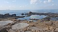 Day 012 :Beautiful rocks at Caesarea beach, Palestine.