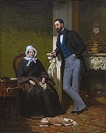 Jean Jalabert, Portrait de Madame Coste, née Reboulh et de son fils Alphonse.