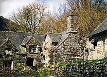 old abandoned stone farmhouses.