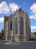 Blasiikirche Mühlhausen at the back.JPG