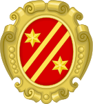 Blason fam fr Bonaparte ornamented.svg