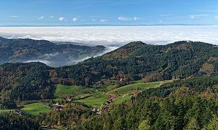 Blick vom Hohfelsen