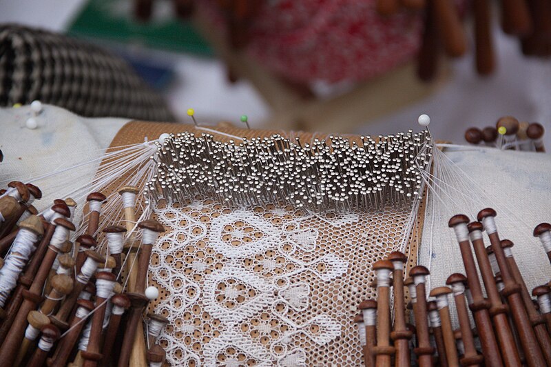 File:Bobbin lace making of Slovakia.jpg