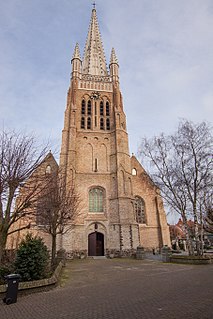 Boezinge Village in Flemish Region