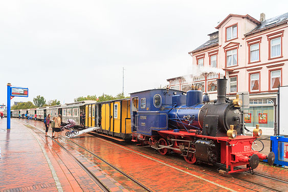 Dampflok der Inselbahn