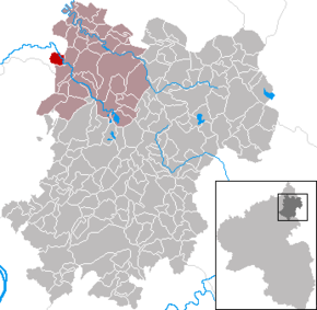 Poziția Borod pe harta districtului Westerwaldkreis