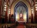 Oppstoda av Adolph Tidemand er det mest kopierte altarbiletet i Noreg. Foto: Oddbjørn Sørmoen