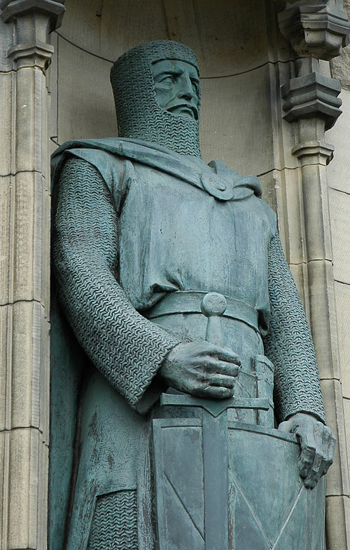 Statue of Wallace at Edinburgh Castle