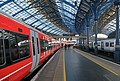 * Nomination Brighton railway station --Kallerna 08:18, 19 February 2023 (UTC) * Promotion  Support Some blown out highlights in the background. But Good quality. --Augustgeyler 11:38, 19 February 2023 (UTC)