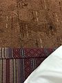 Brown shag blanket over brown patterned sheets.jpg