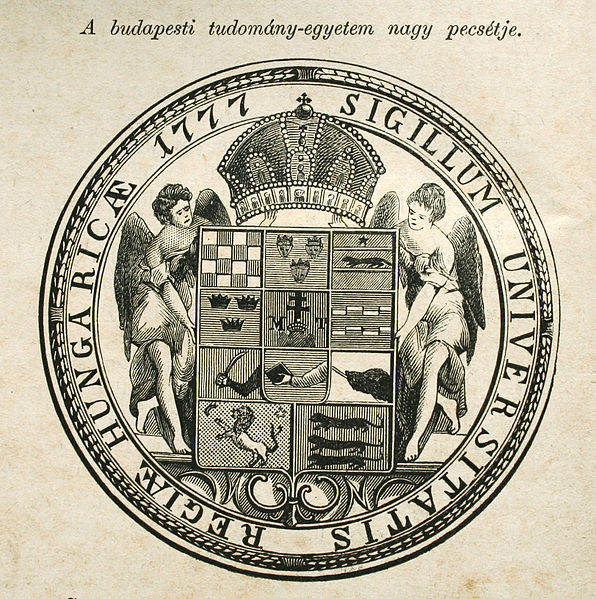 Seal of the university from 1880