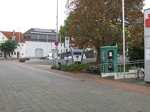 Bushaltestelle Georg-Schäfer-Platz, 3, Gernsheim, Landkreis Groß-Gerau