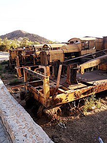 CMC maden işçilerinin kullandıkları trenler.