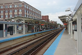 Fullerton station (CTA) Chicago "L" station