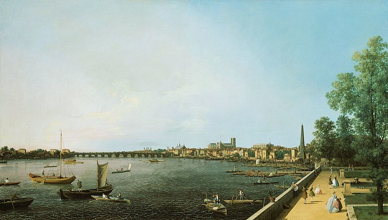 File:Canaletto - London, The Thames from Somerset House Terrace towards Westminster.jpg