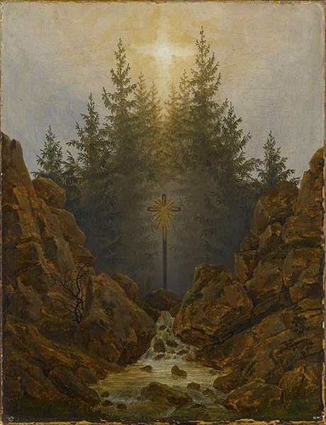 File:Caspar David Friedrich - Kreuz im Wald.jpg