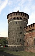 Castello Sforzesco (Milan) - Torrione di Santo Spirito