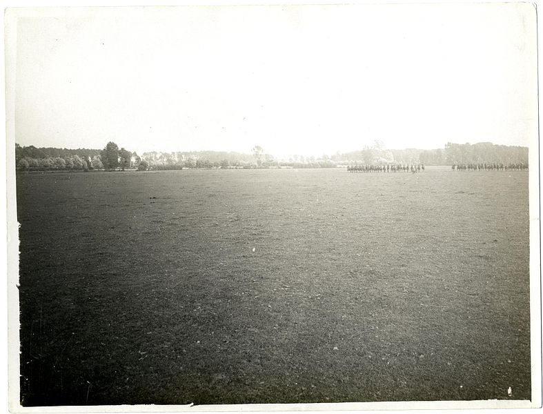 File:Cavalry squadron charging (?St Floris, France). Photographer- H. D. Girdwood. (13874414263).jpg