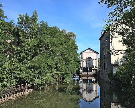 Turbine hydroélectrique sur la Meurthe