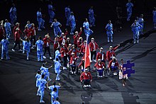 Chile at the 2016 Paralympics. Cerimonia de abertura dos Jogos Paralimpicos Rio3.jpg