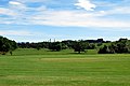 English: The cricket ground at Cheviot, New Zealand, on the grounds of the former Cheviot Hills Homestead