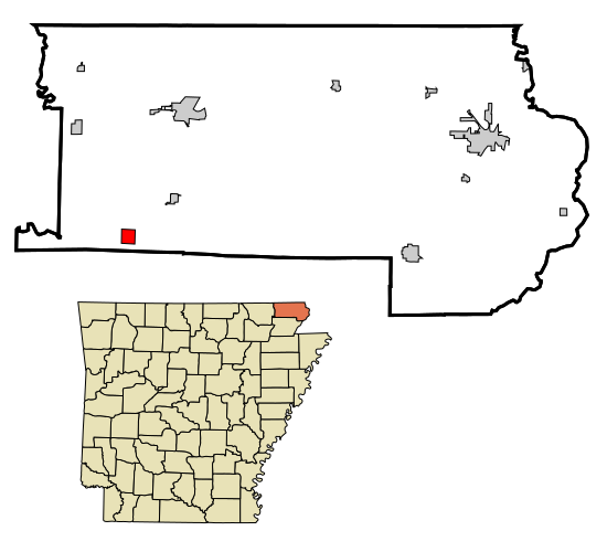 File:Clay County Arkansas Incorporated and Unincorporated areas Peach Orchard Highlighted.svg