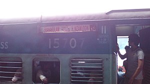 Coachboard of Mangla Lakshadweep Express