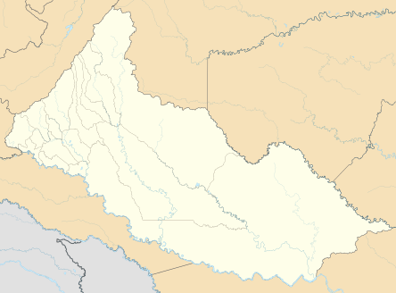 Location map Колумбиэ Какуетэ