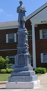 Confederate-Union Veterans Monument in Morgantown United States historic place