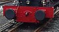 Buffer & chain coupling on the 27 gauge Talyllyn Railway.