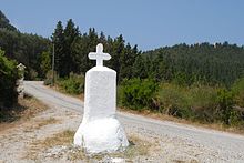 Cross on Kalodiki hill, Stavros, Othoni