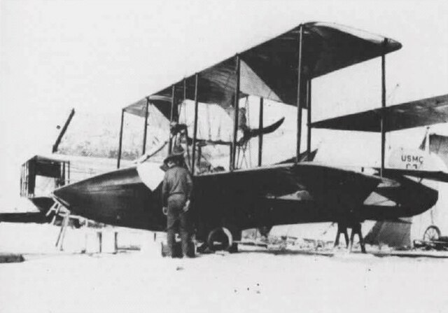 The first USMC plane: a Curtiss C-3