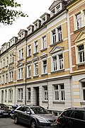 Apartment building in closed development