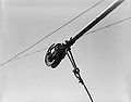 Thumbnail for File:DETAIL OF TROLLEY POLE AND PICK-UP WHEEL.jpg