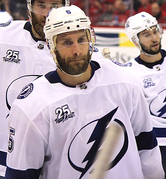 Girardi with the Tampa Bay Lightning in May 2018