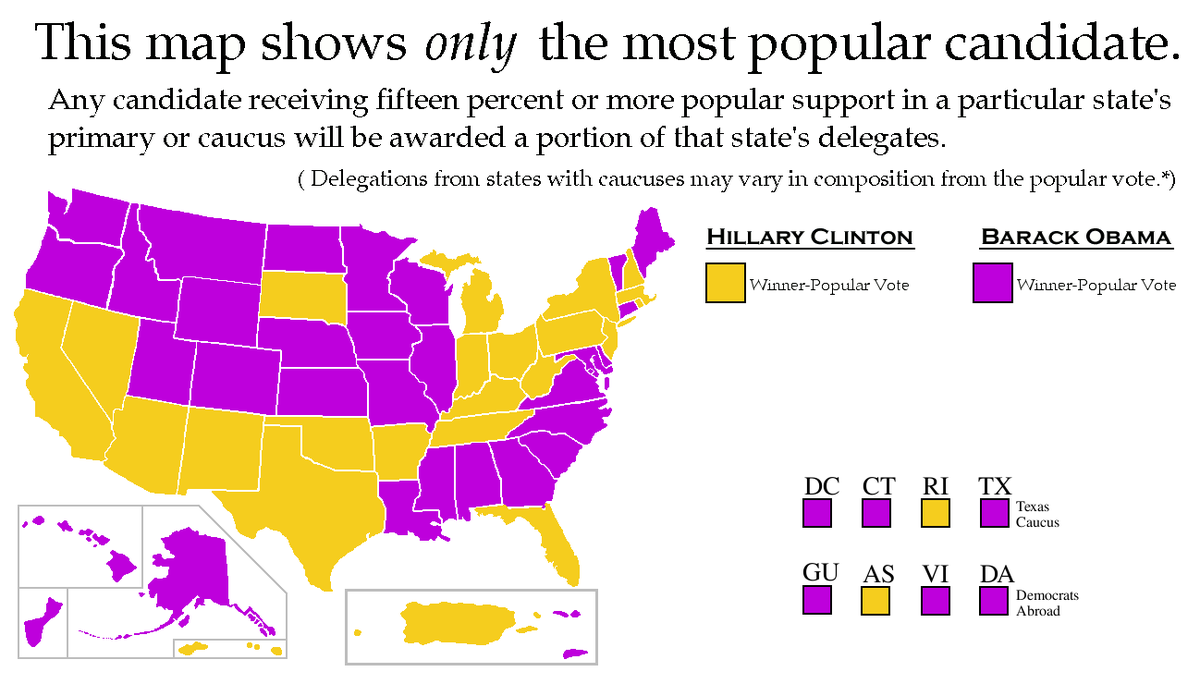 State primaries. Президентские праймериз в США.