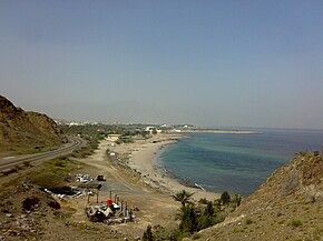Вид на побережье у Диббы Эль-Фуджайры