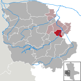 Kaart van Ditfurt