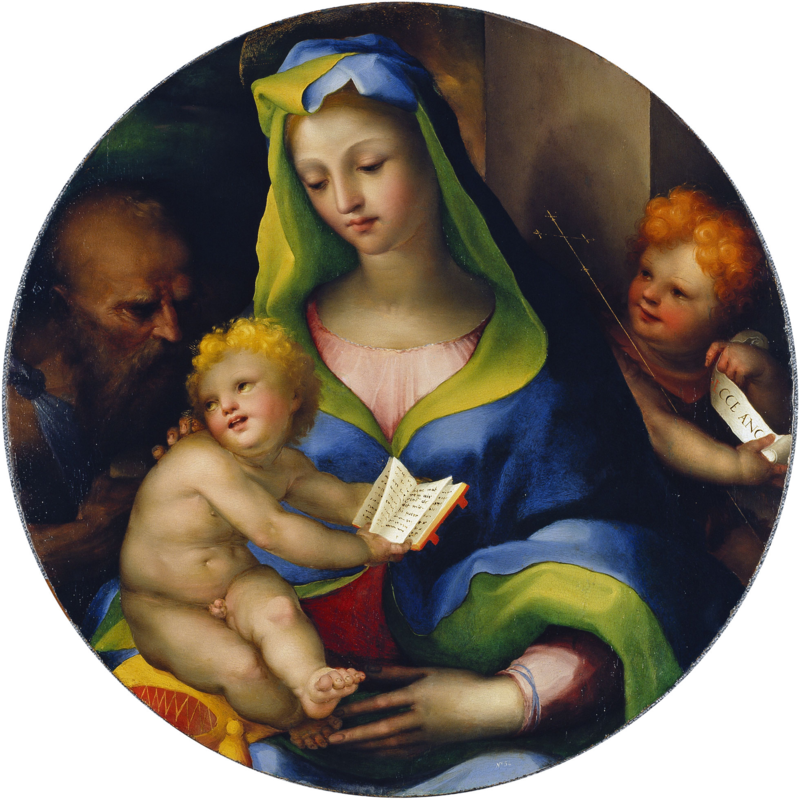 Agenda artistique de mai ! 800px-Domenico_Beccafumi_-_The_Holy_Family_with_Young_Saint_John_-_WGA1543