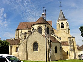 Domont (95), église Ste-Madeleine, chevet 3.JPG