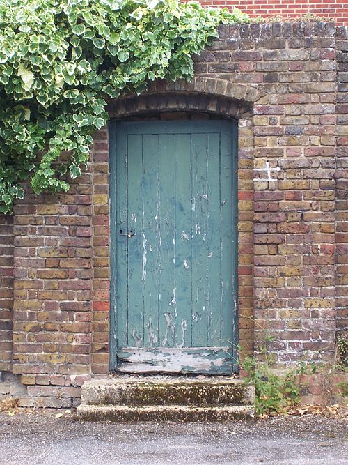 The doorway to the former Park House, used by Air Vice Marshal Sir Keith Park