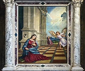 Duomo (Trévise) - Intérieur - Annonciation par Titian.jpg