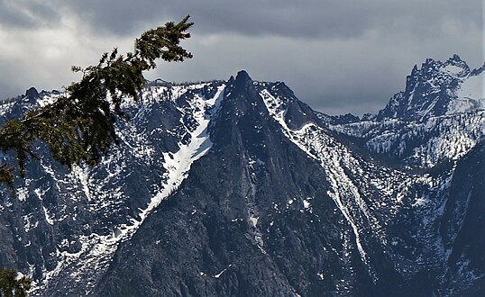 Edward Peak centered, from the north