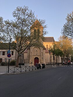 L'église Saint-Médard, à Clichy.