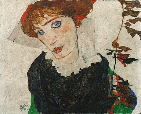 Portrait of Wally Neuzil by Egon Schiele - 1912.