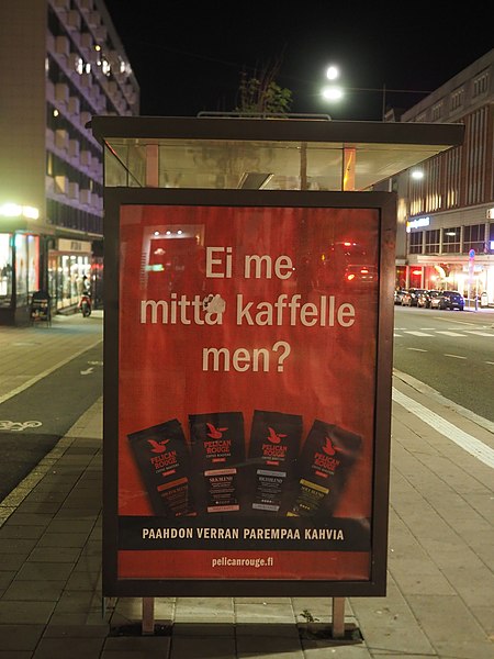 The Turku dialect is famous for its seemingly inverted questions. For example, "Ei me mittä kaffelle men?" looks like it means "So we don't go for a c