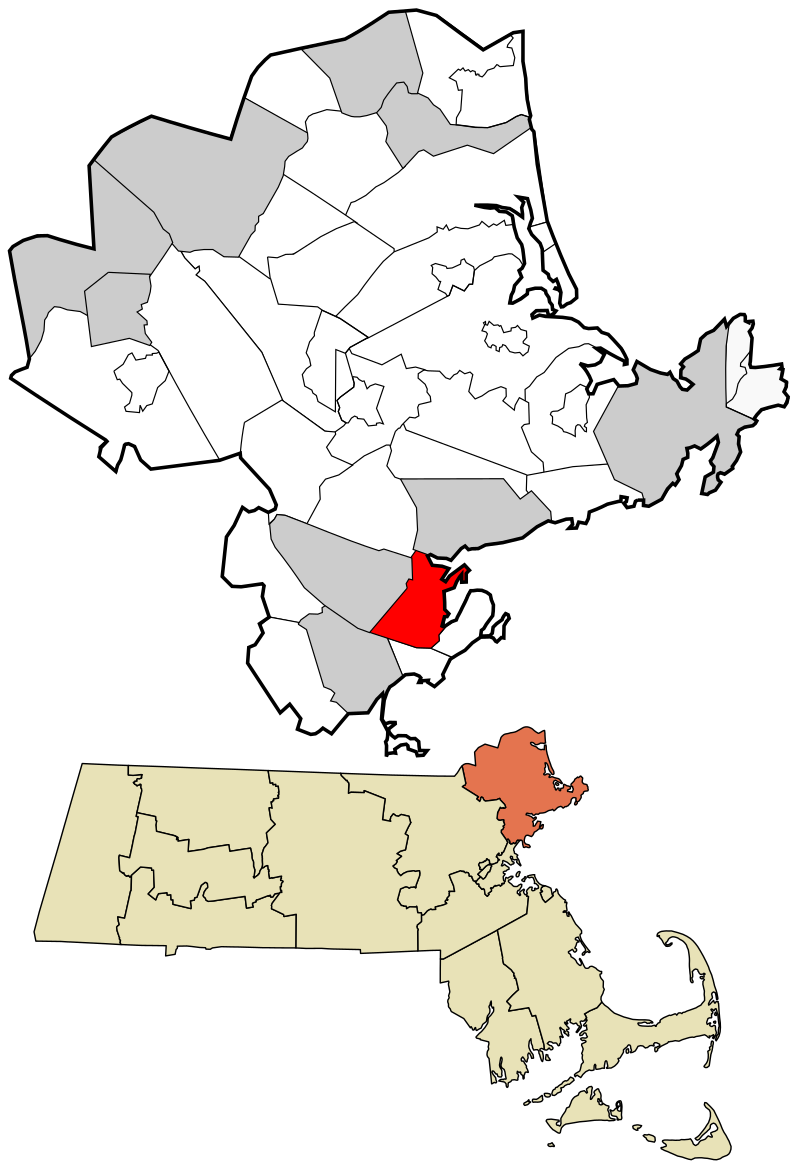 Location in Essex County, Massachusetts