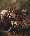 Eugène Delacroix - Le Combat du Giaour et du Pacha - PDUT1162 - Musée des Beaux-Arts de la ville de Paris.jpg