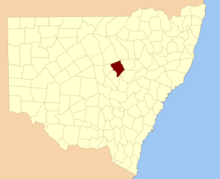 Ewenmar County Cadastral in New South Wales, Australia